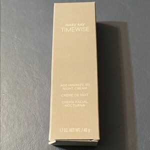Mary Kay Age Timewise Minimizer Night Cream, new in box